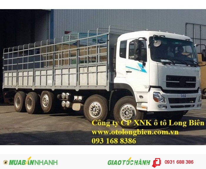 Xe tải thùng 5 chân Dongfeng tải trọng 21-22,5 tấn Long Biên, Hà Nội 2016