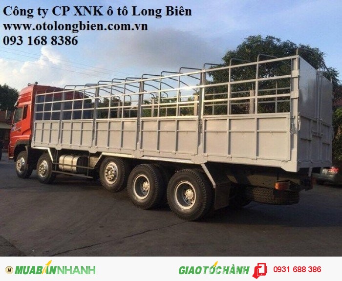 Xe tải thùng 5 chân Dongfeng tải trọng 21-22,5 tấn Long Biên, Hà Nội 2016