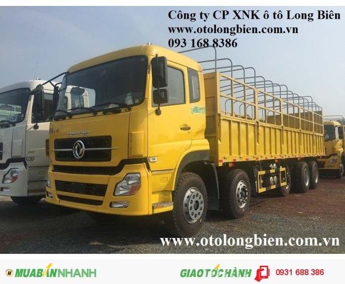 Xe tải thùng 5 chân Dongfeng tải trọng 21-22,5 tấn Long Biên, Hà Nội 2016
