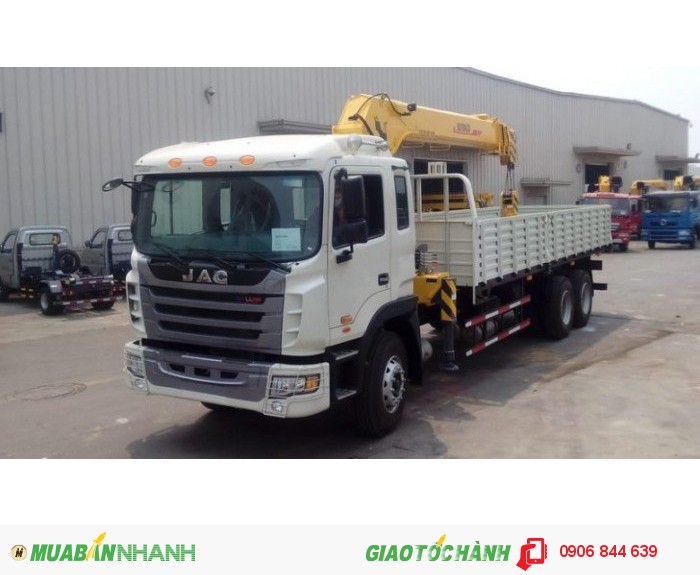 Bán xe tải Jac 9 tấn 10 tấn 11 tấn gắn cẩu UNIC, Xe cẩu Jac 4 khúc mới nhập khẩu