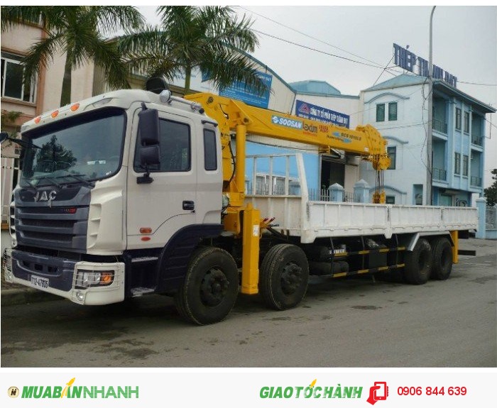 Xe tải Jac 11T7/12T/12T5 lắp cẩu SOOSAN mới 100%