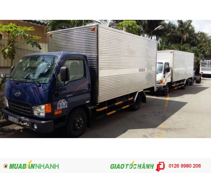 Xe tải hd65 2.5 tấn nhập khẩu thùng kín- giá 660 triệu