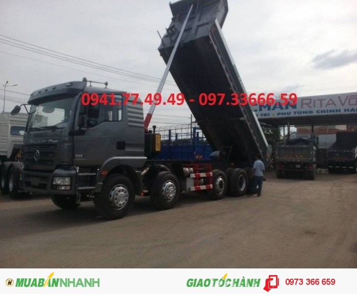 Xe ben shacman 4 chân phân phối chín thức tại thi trường việt nam