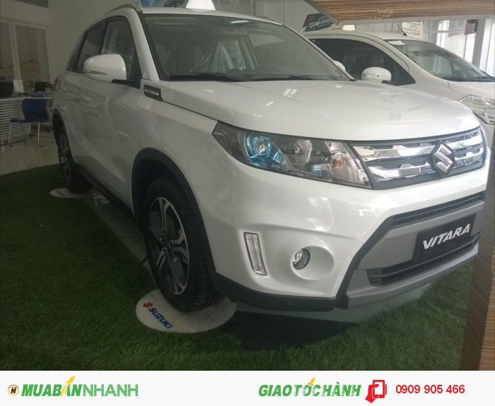 Xe SUZUKI VITARA màu trắng ngọc trai -Chỉ còn 739 triệu