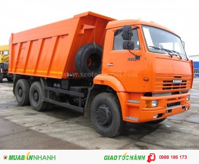 Xe  Ben Kamaz 65115 3 . 2 cầu 6x4 tải trọng 15 tấn 11 khối mới 100% giá rẻ