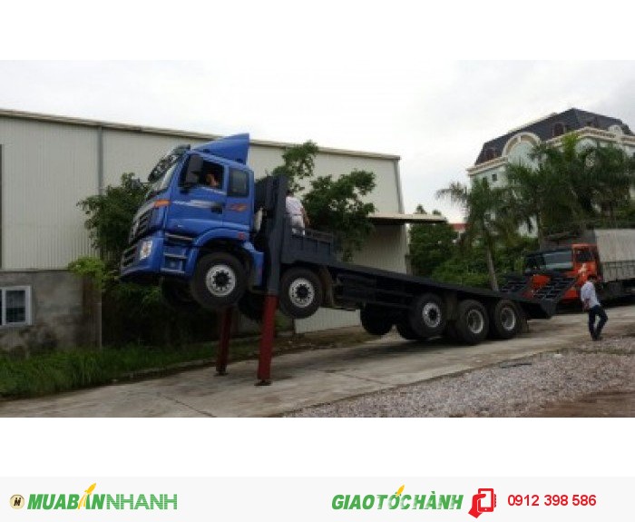 Xe nâng đầu Thaco Auman, xe nâng đầu chở máy công trình Auman