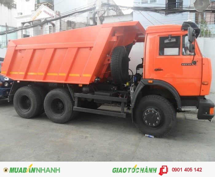 Bán xe ben kamaz 15t ,Ben kamaz 65115 6x4, Giao Xe Toàn Quốc Trả Góp Lãi Suất Thấp