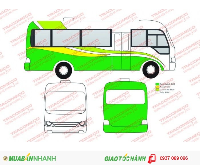 Kiểu dáng Limousine sang trong với đèn trần dài dọc theo xe.
