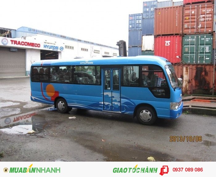 Xe hyundai 3 cục tracomeco, county thân dài 2016, county limousine 2016 đủ màu
