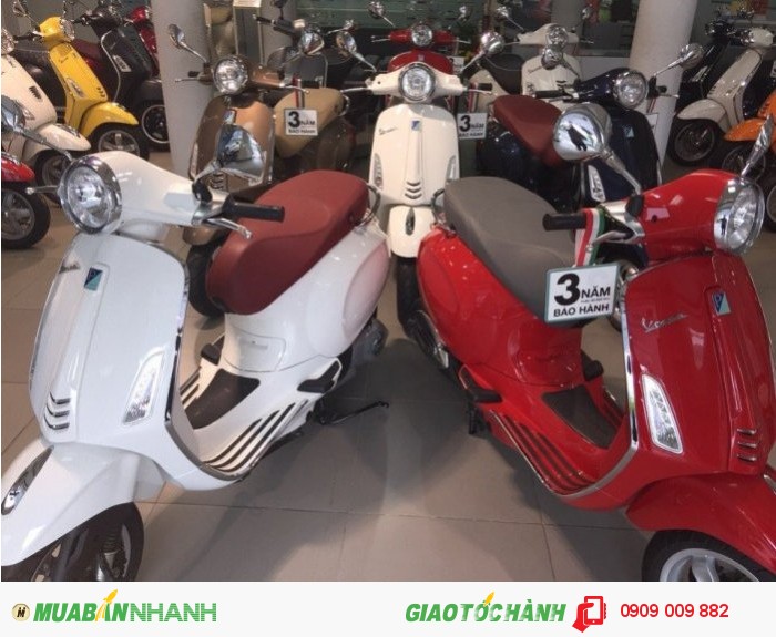 Trả góp Vespa Piaggio lãi suất 0% tại TP HCM