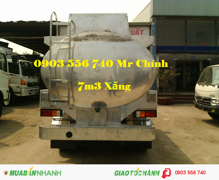 Xe bồn Hino WU342 chở xăng