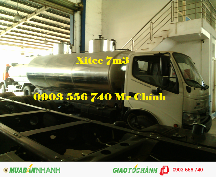 Xe bồn Hino WU342 chở xăng