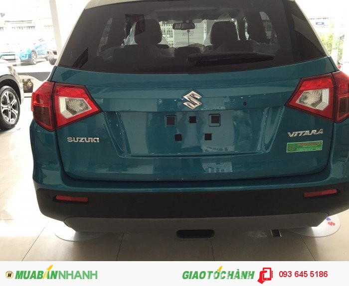 Bán xe Suzuki Vitara nhập khẩu mầu xanh nóc trắng xe giao ngay