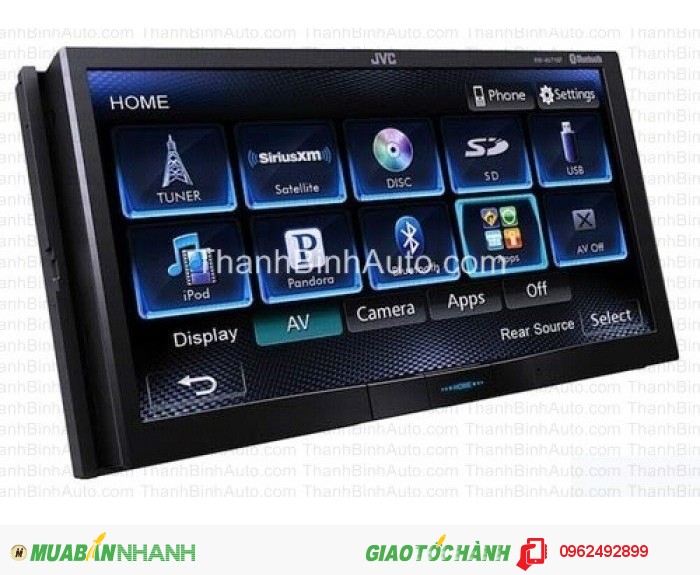 Màn hình đầu DVD JVC KW-AV71BT giá điên 6.999k