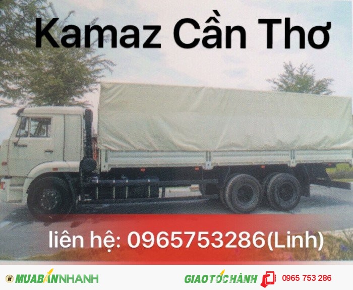 KAMAZ Cần Thơ Khuyến mãi 100% phí trước bạ