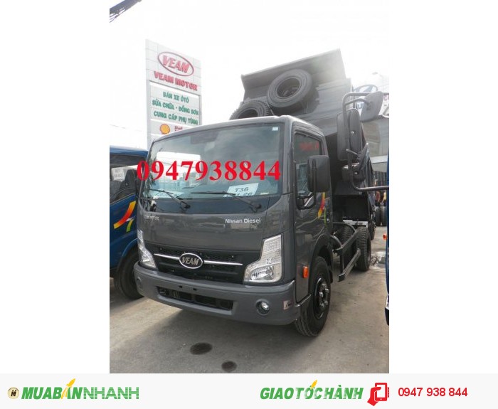Xe Ben Veam VB650 5,5 khối, Động cơ Nissan  đời 2016