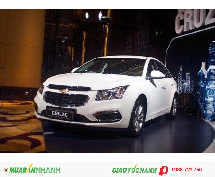 Chevrolet Cruze  2016,  hỗ trợ đăng kí đăng kiểm, hỗ trợ trả góp