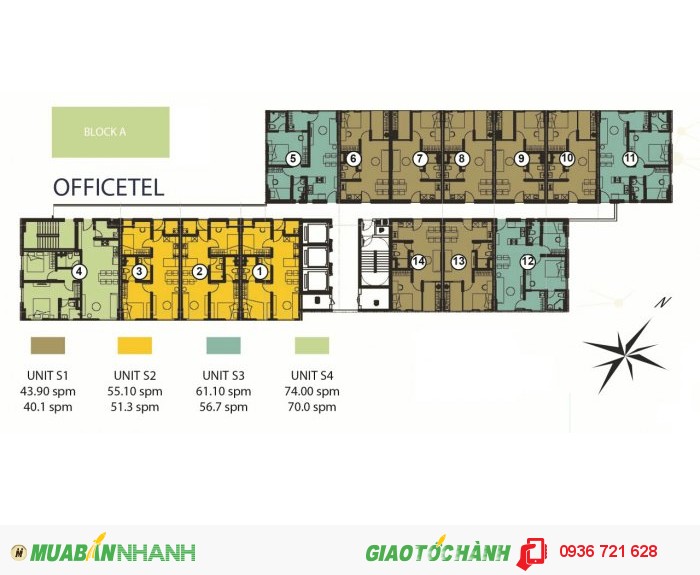 Căn hộ, officetel Centara Thủ Thiêm