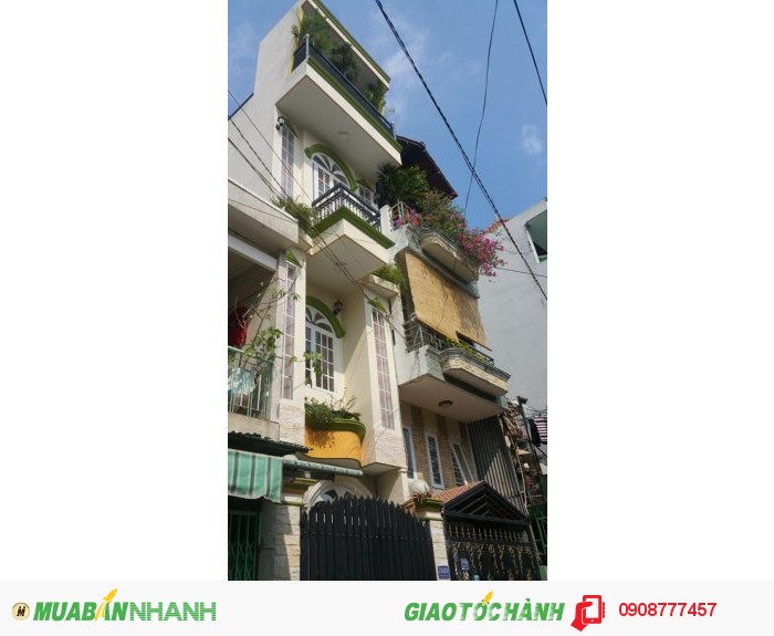 Bán nhà riêng tại Đường Nơ Trang Long, Phường 7, Bình Thạnh, Hồ Chí Minh