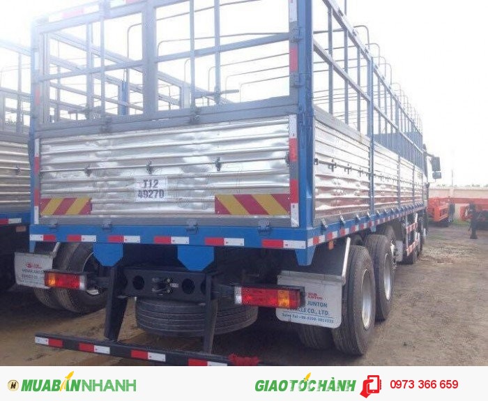Xe tải thùng Shacman 5 chân 1 bàu rút 22.2 tấn rita võ.