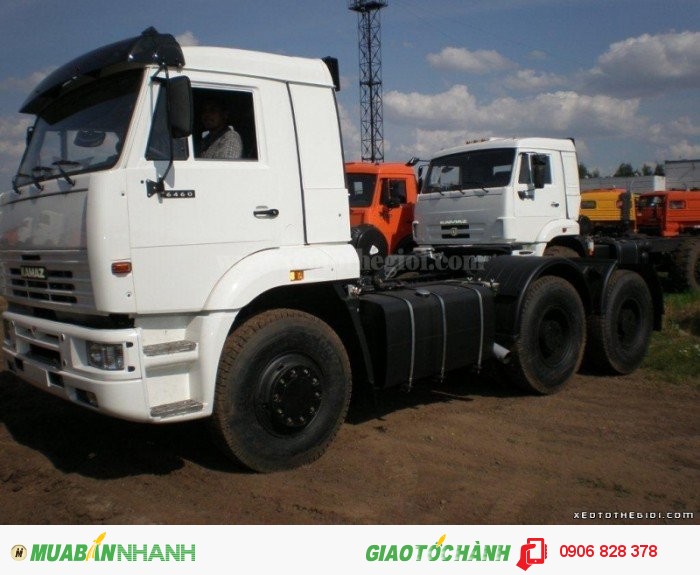 Lô Đầu kéo kamaz 6460 (6x4) 2 cầu. SX 2015. Giá rẻ nhất. Hỗ trợ trả góp