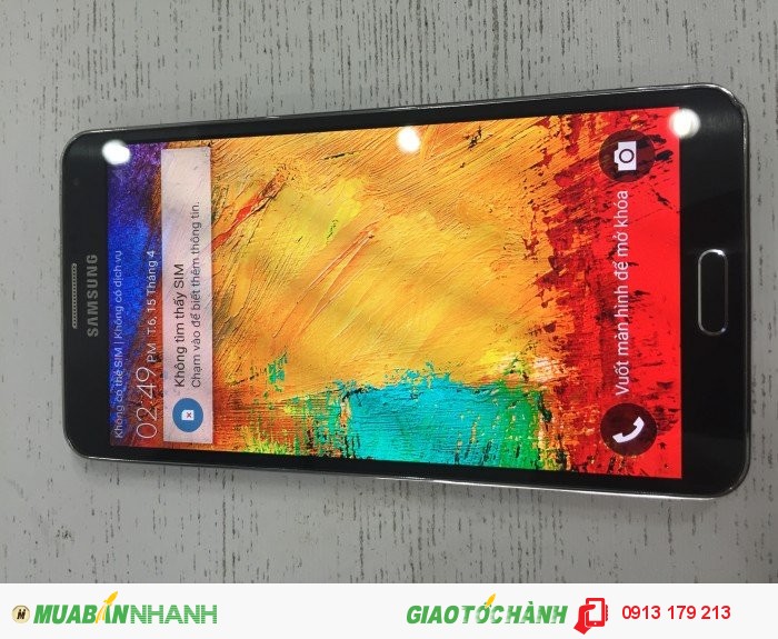 Cần bán samsung note 3 32G đẹp 99%