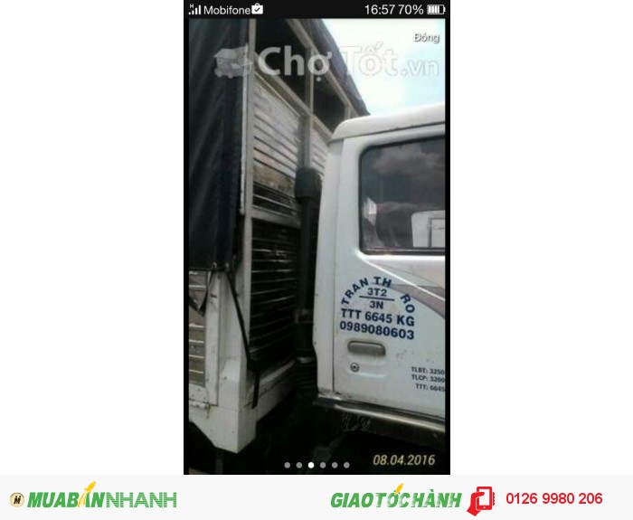 Xe Cửu Long 3,5 tấn gía rẻ - xe mới  90%