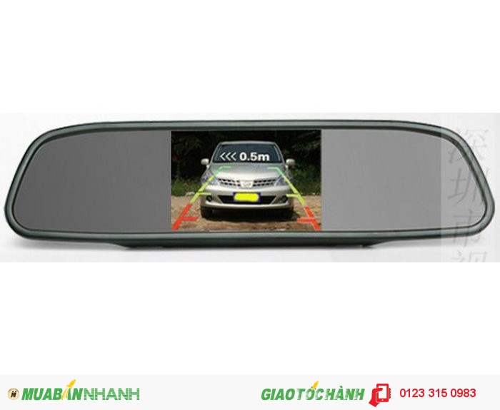 Màn hình gương chiếu hậu ô tô 4.3” MH-2.1