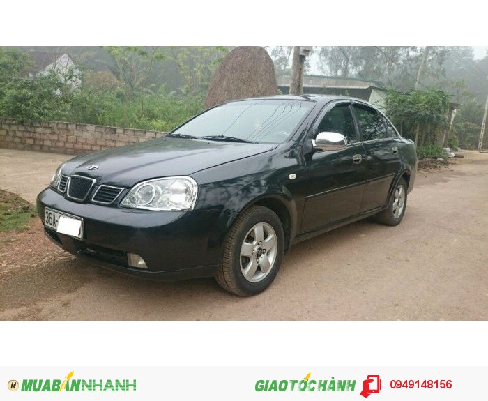 Xe Lacetti 2005 màu đen