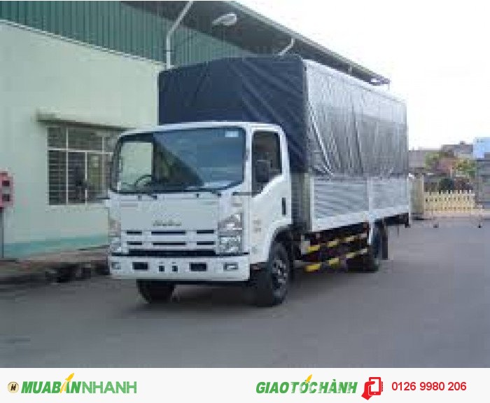 Xe isuzu 5,5 tấn thùng mui bạc,xe trả góp,giá tốt