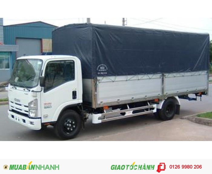 Xe isuzu 5,5 tấn thùng mui bạc,xe trả góp,giá tốt