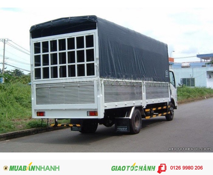 Xe isuzu 5,5 tấn thùng mui bạc,xe trả góp,giá tốt