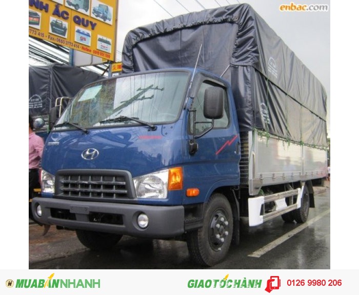 Xe huyndai 2,5 tấn thùng mui bạc,hỗ trợ trả góp,giá tốt