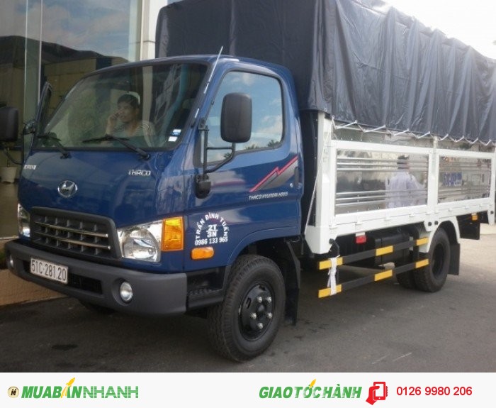 Xe huyndai 2,5 tấn thùng mui bạc,hỗ trợ trả góp,giá tốt