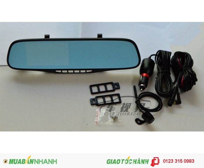Bộ camera hành trình kết hợp camera lùi, màn hình gương - RCA-3.1