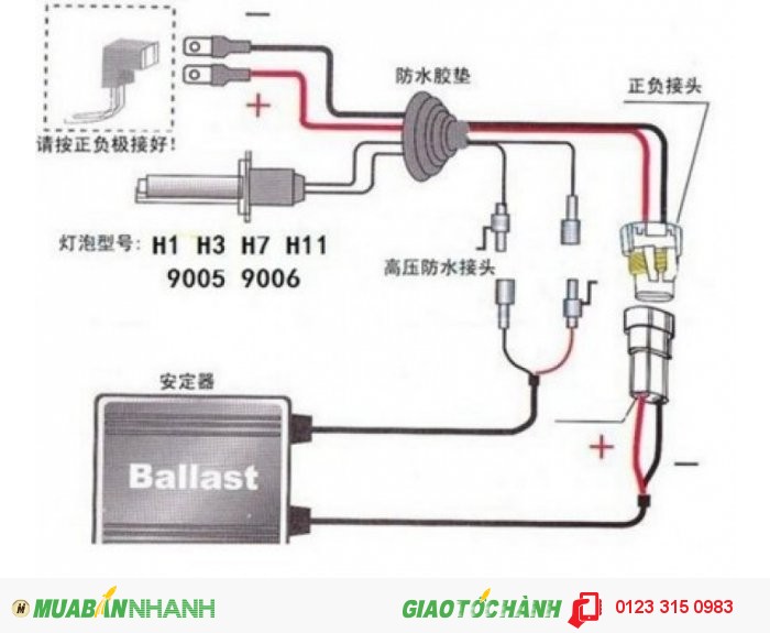 Bộ bóng đèn Xenon (HID) - XHL-1.1