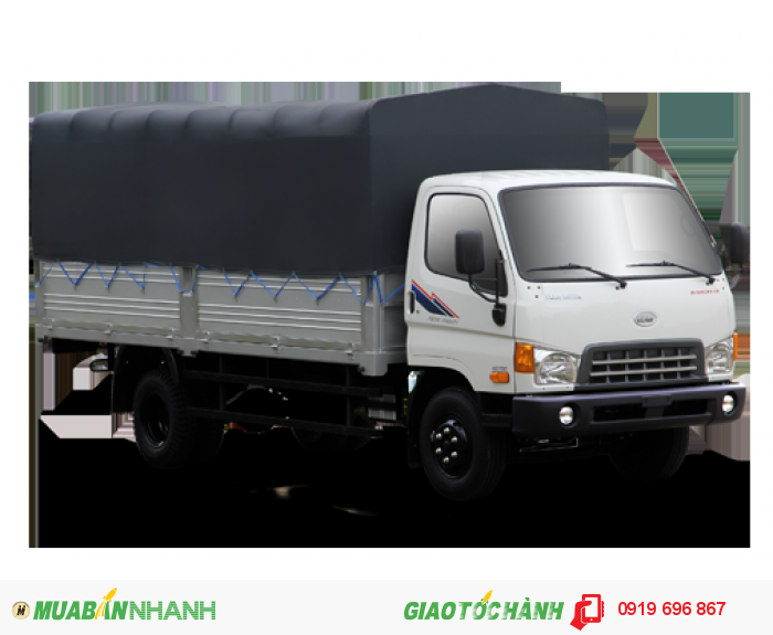 Xe hyundai 7t thùng mui bạt