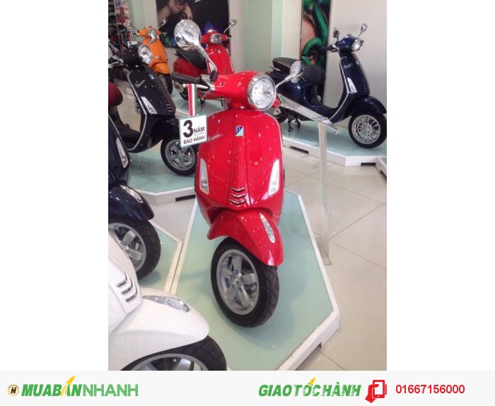 Bán xe Vespa Primavera 125 3v i.e. (Màu đỏ)