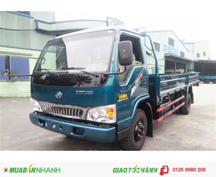 Xe chiến thắng 4,95 tấn,thùng mui bạc,hỗ trợ 80% trả góp,giá tốt