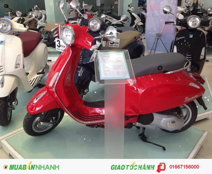 Bán xe Vespa Primavera 125 3v i.e. (Màu đỏ)