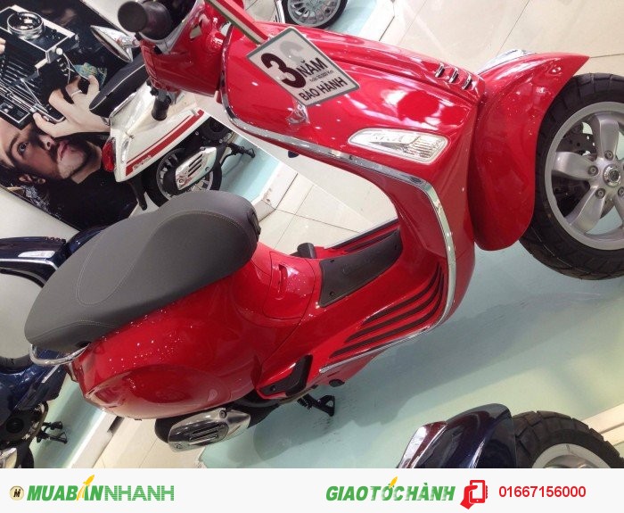 Bán xe Vespa Primavera 125 3v i.e. (Màu đỏ)