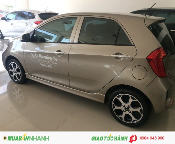 Cần bán xe Morning SI MT 388 triệu 2016 màu vàng cát nhỏ gọn tiện lợi dễ di chuyển