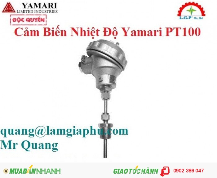 Cảm Biến Nhiệt Độ Yamari PT100 Mới 100, giá Liên hệ , gọi 0902 386