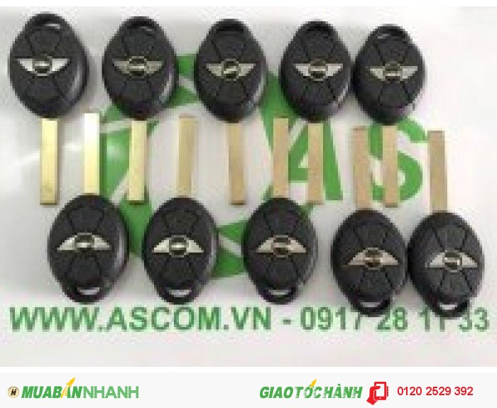 Làm chìa khóa, remote, smartkey xe ôtô chevrolet, porsche, nissan, …v.v.​
