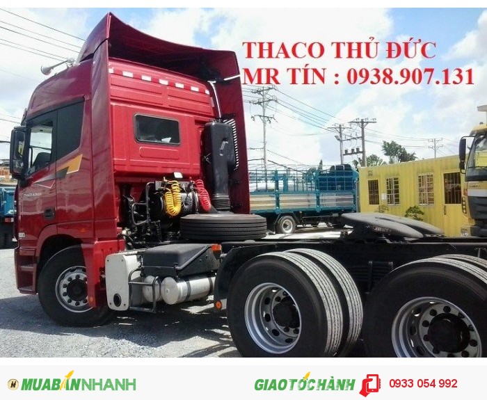 Xe đầu kéo Thaco Auman FV375 máy điện nhập khẩu nguyên chiếc