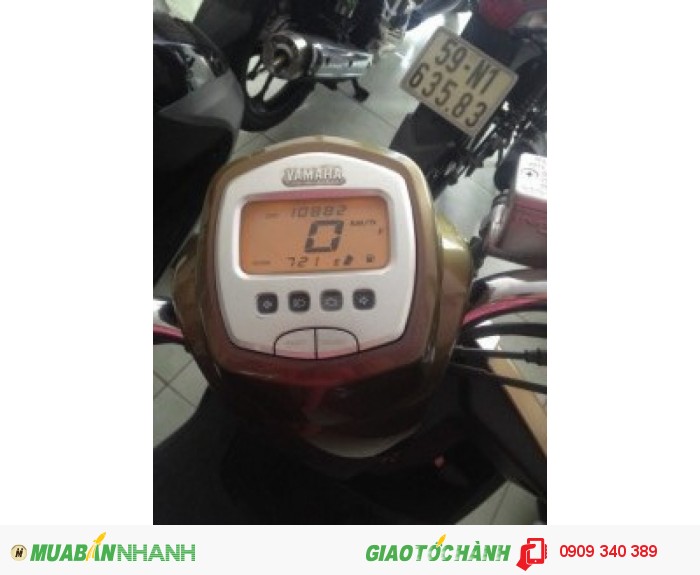 Cần bán Yamaha Cuxi FI màu nâu đen bs60 Đồng Nai xe DK 21/8/2012