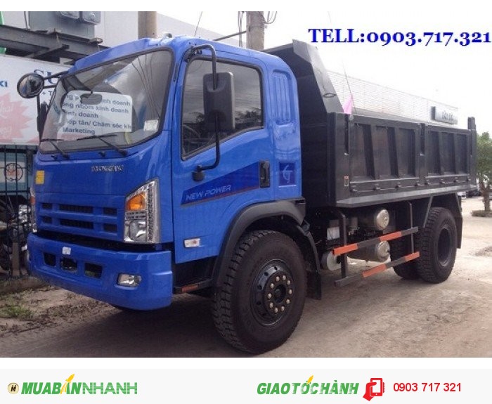 Xe ben trường giang 9t2 thùng 8 khối giá hợp lý/ Đại lý bán xe ben trường giang 9t2
