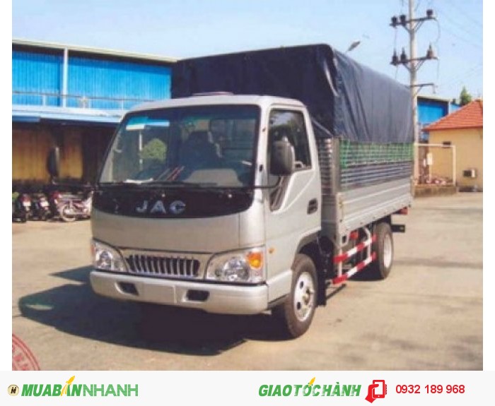 Xe Tải Jac 1,25t Thùng Mui Bạt, Xe Tải Jac 1 Tấn 25