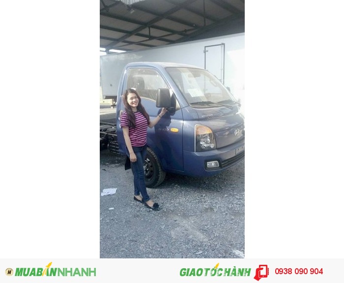 Xe tải Hyundai H100 1 tấn đời 2016 trả góp lãi xuất thấp