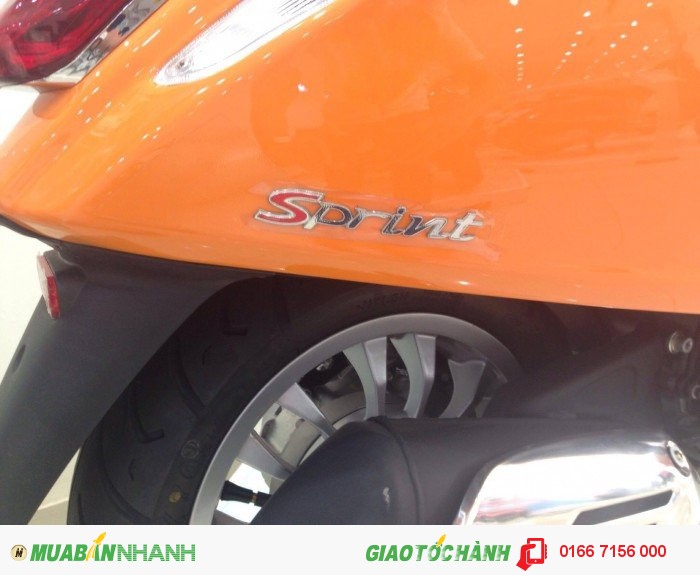Bán Vespa Sprint 125 3v i.e. (Màu cam)